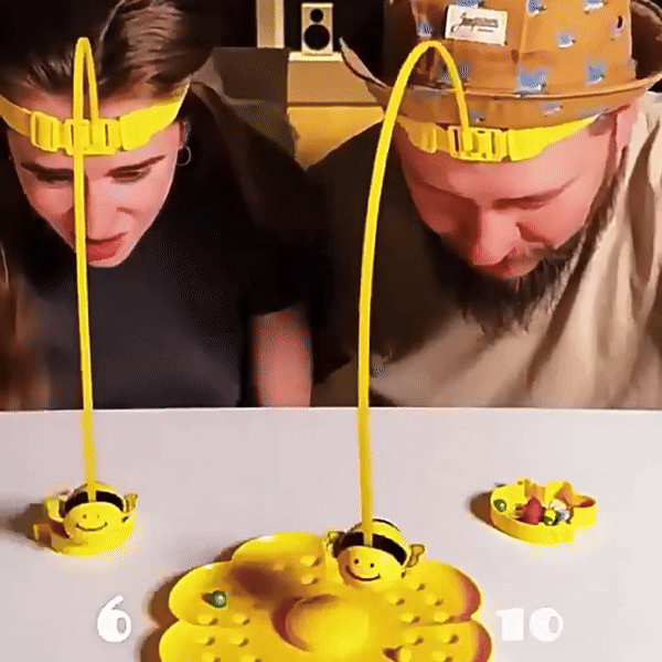 Bumblebee Board Game, Bee Eats Pollen Beads, Interactive Educational Toy, Safe for Ages 3+
