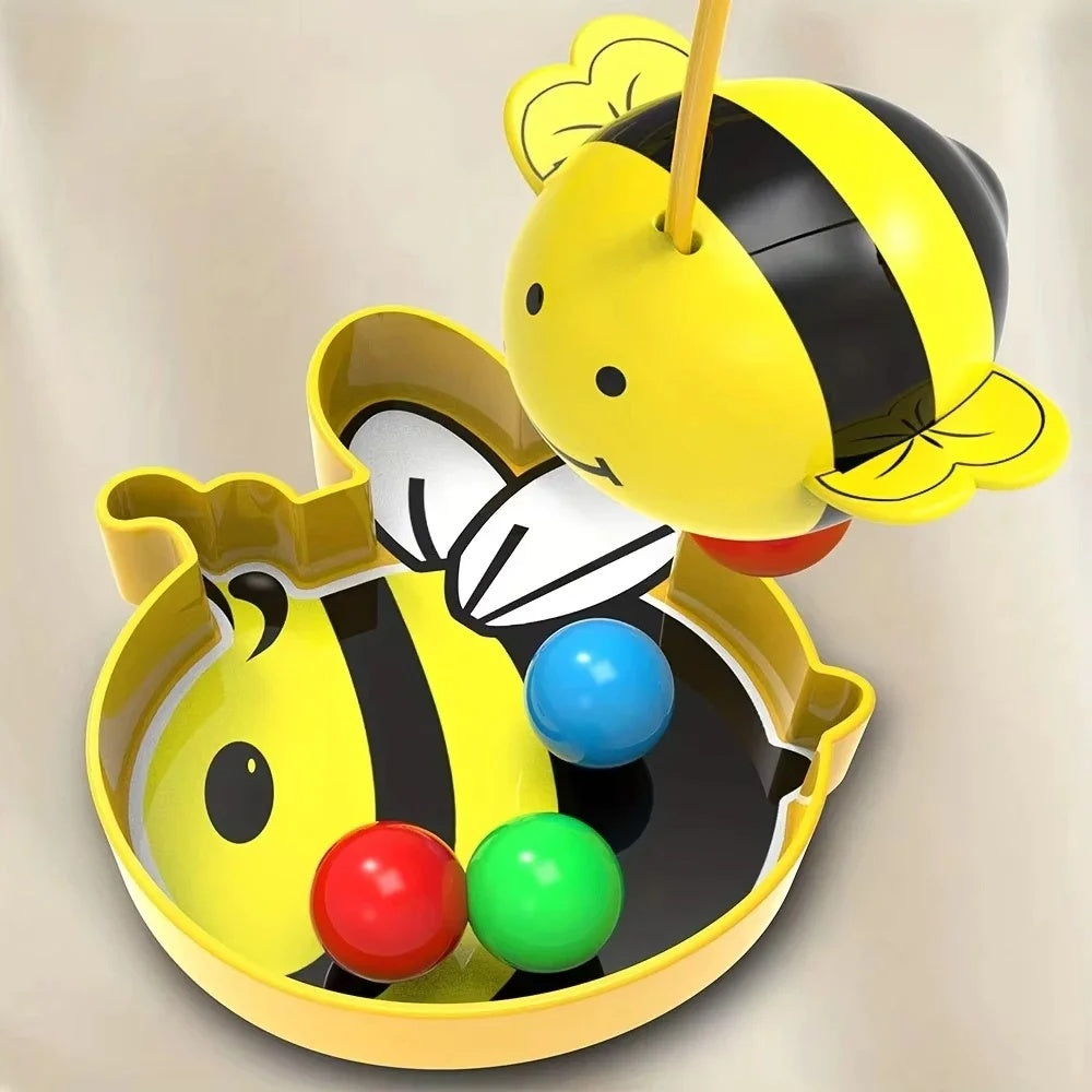 Bumblebee Board Game, Bee Eats Pollen Beads, Interactive Educational Toy, Safe for Ages 3+