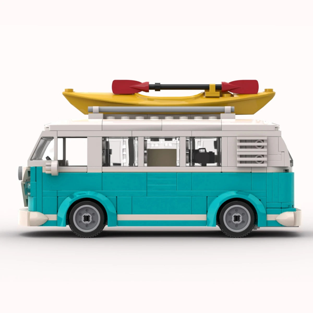 Camper Van Blocks with ABS Plastic, Lego Compatible, No Batteries Required, Safe for 14+