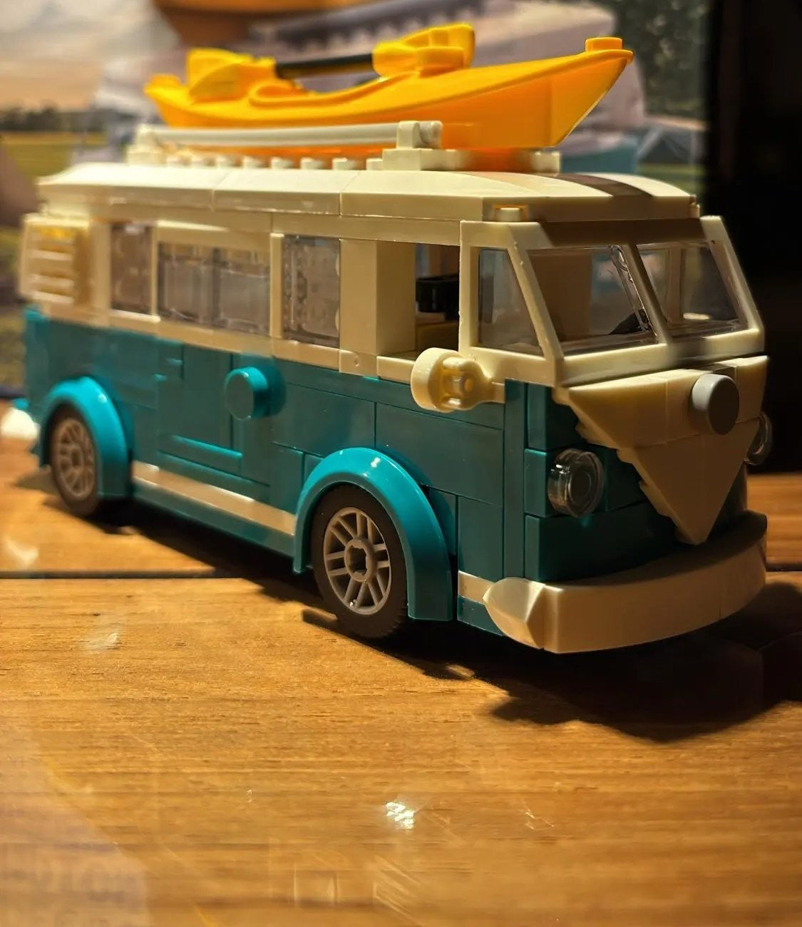 Camper Van Blocks with ABS Plastic, Lego Compatible, No Batteries Required, Safe for 14+
