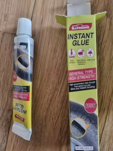 Car Tire Crack Repair Glue with High Strength Adhesive, Waterproof & Weather-Resistant