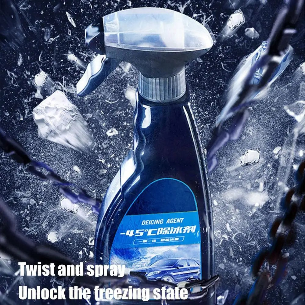 Car Windshield Anti-Freeze Spray – 500ml Safe Material, Easy to Use, Compact & Portable