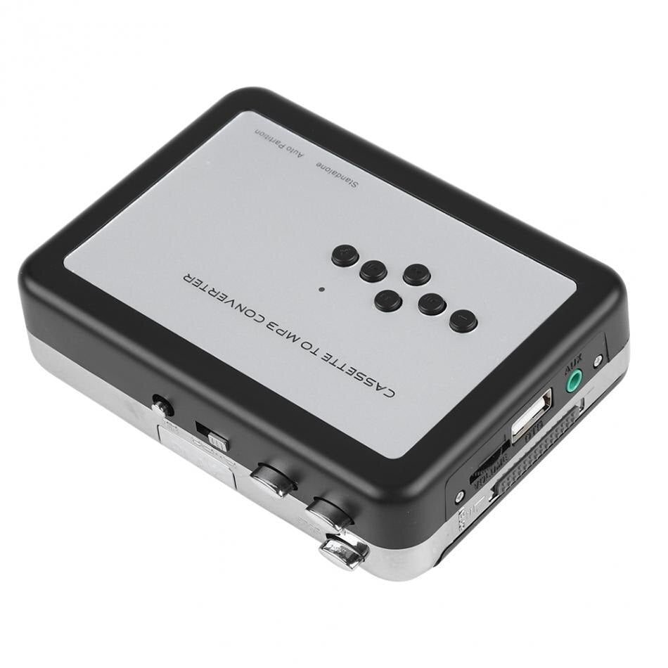 Cassette Tape to USB Converter for MP3 Digital Conversion, Portable Player and Recorder