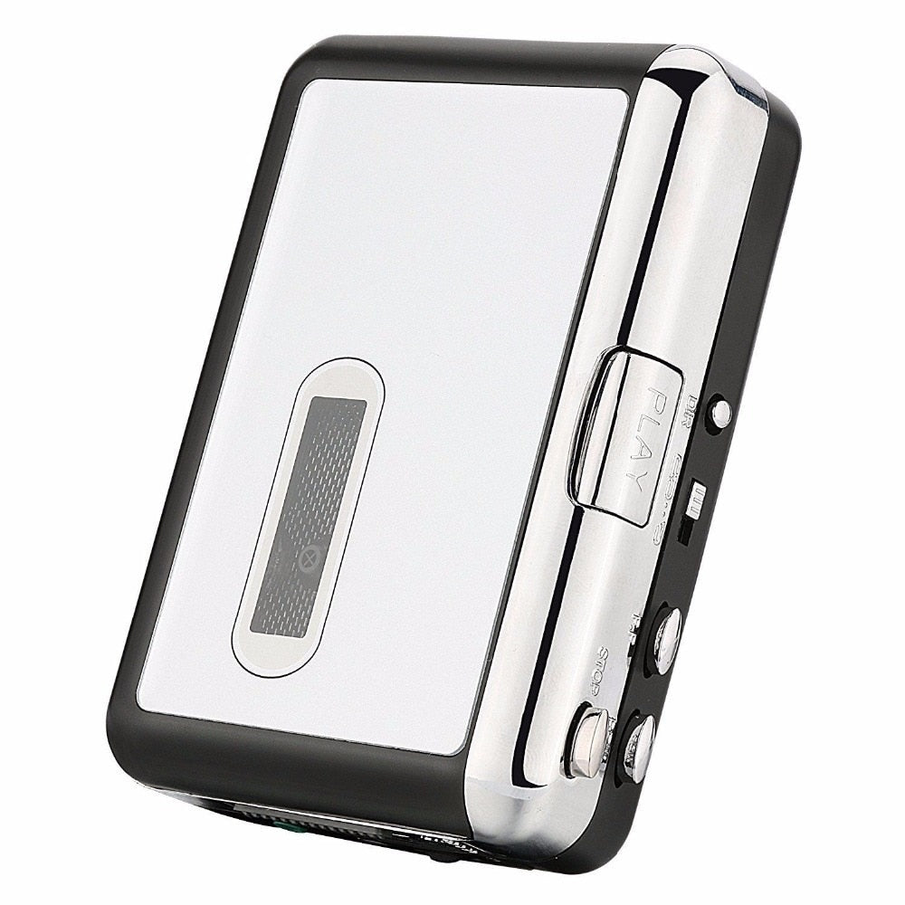Cassette Tape to USB Converter for MP3 Digital Conversion, Portable Player and Recorder