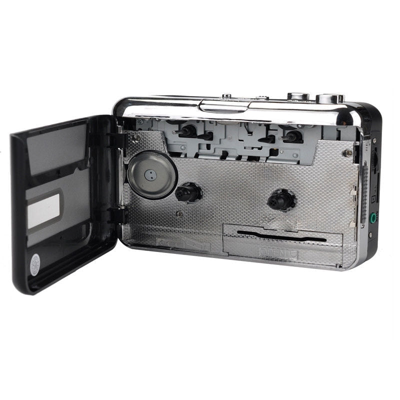 Cassette Tape to USB Converter for MP3 Digital Conversion, Portable Player and Recorder