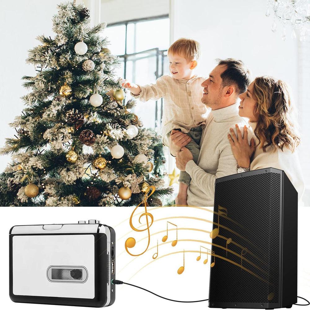 Cassette Tape to USB Converter for MP3 Digital Conversion, Portable Player and Recorder