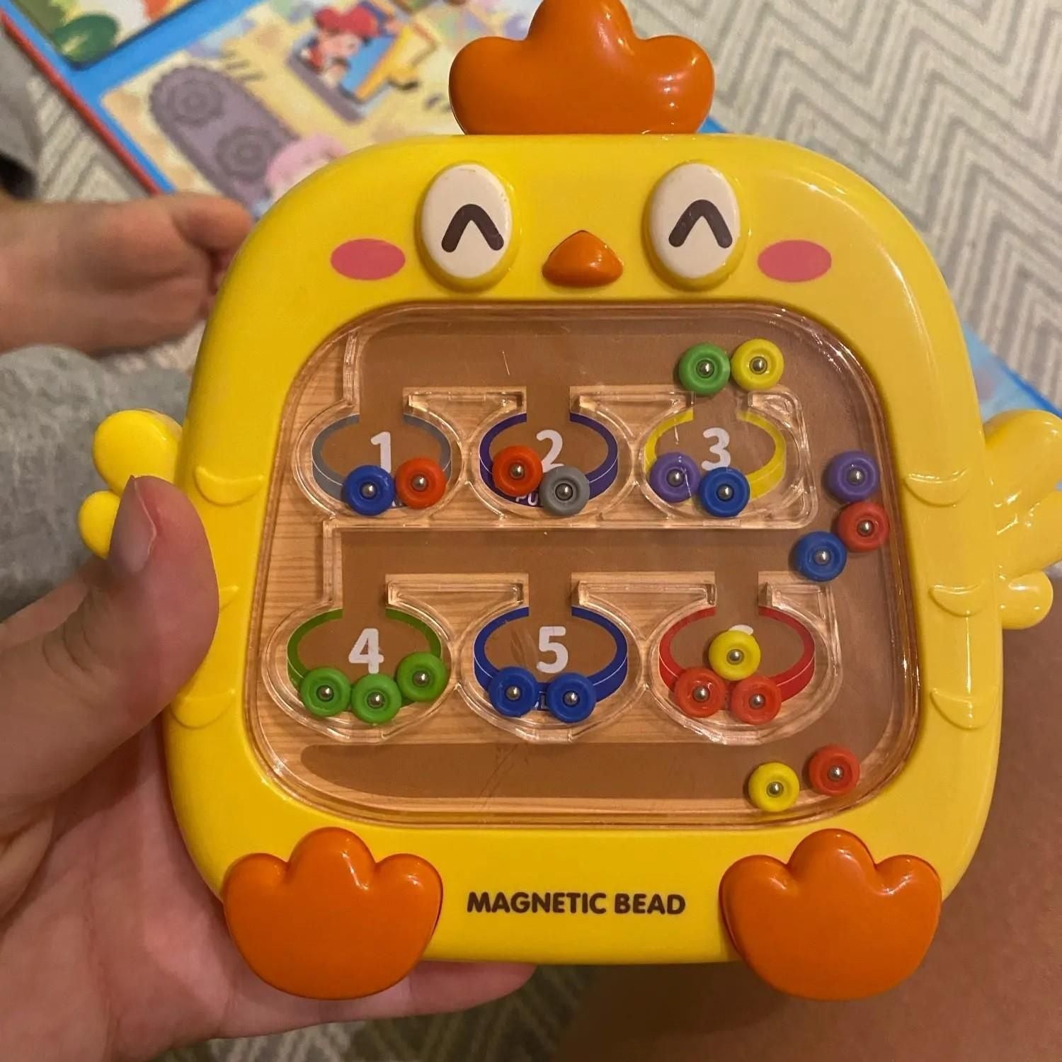 Chicken Montessori Magnetic Maze Educational Toy with Acrylic Cover, Safe for Ages 3+
