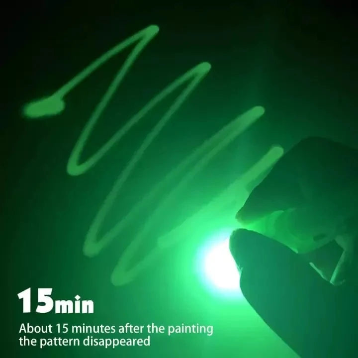 Children’s Drawing Board with LED Light Drawing – Includes Alphabet and Number Stencils, Encourages Creativity and Learning Safe For Ages 3+