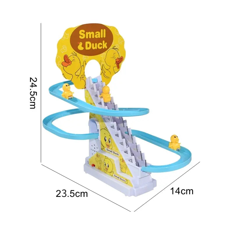 Children's Ducklings Climb with Fun Music & LED Lights and Educational, Safe for Months 9+