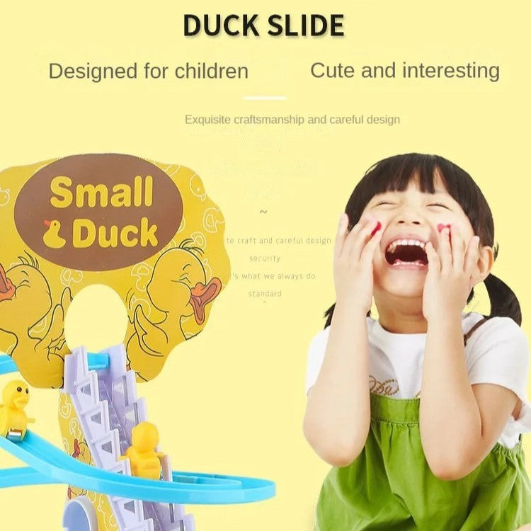 Children's Ducklings Climb with Fun Music & LED Lights and Educational, Safe for Months 9+