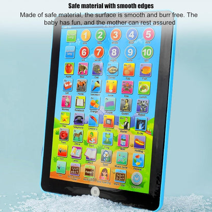 Children's Educational Tablet Interactive Learning Toy for 3-6 Year Olds ABS Plastic