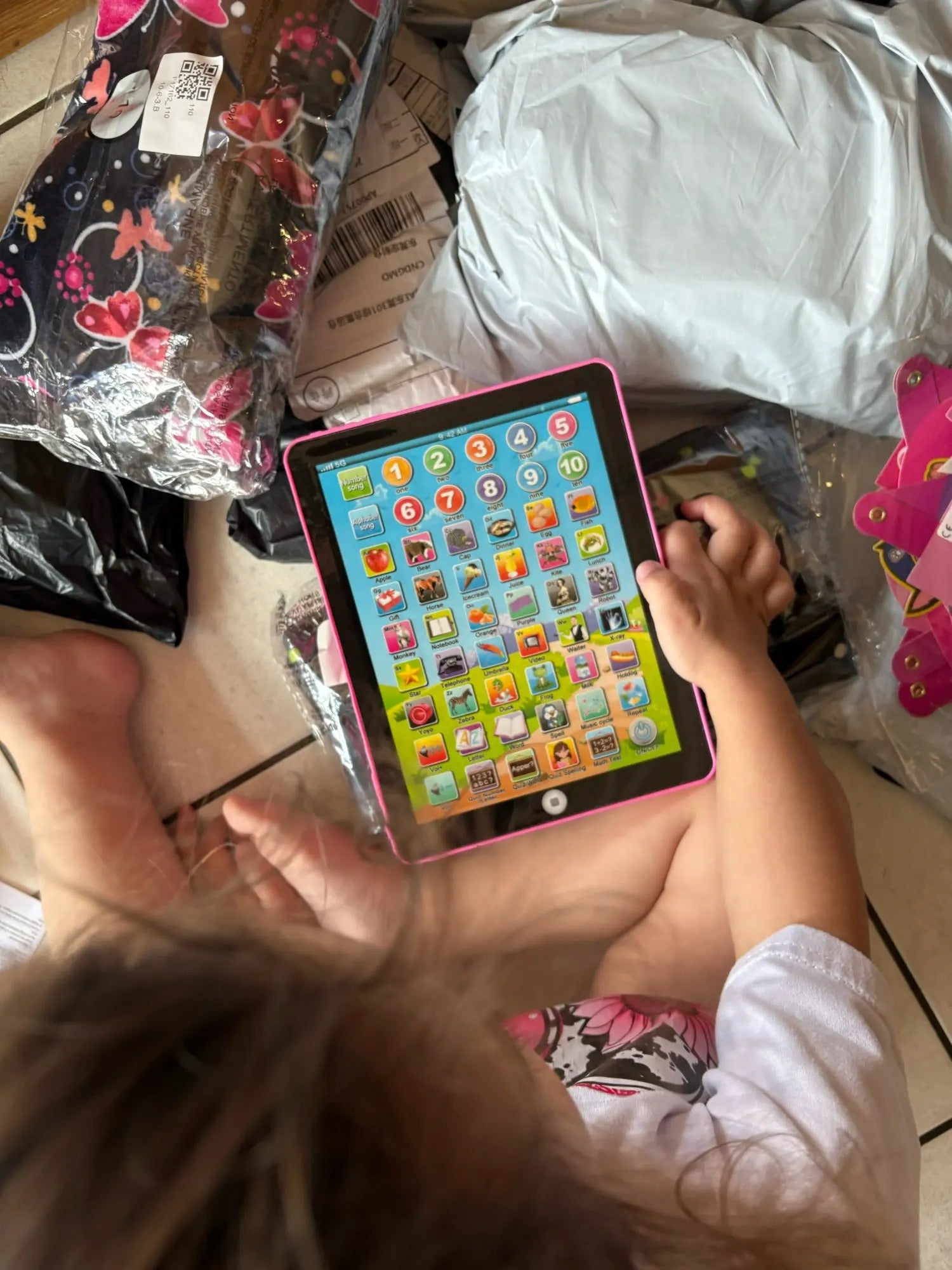 Children's Educational Tablet Interactive Learning Toy for 3-6 Year Olds ABS Plastic