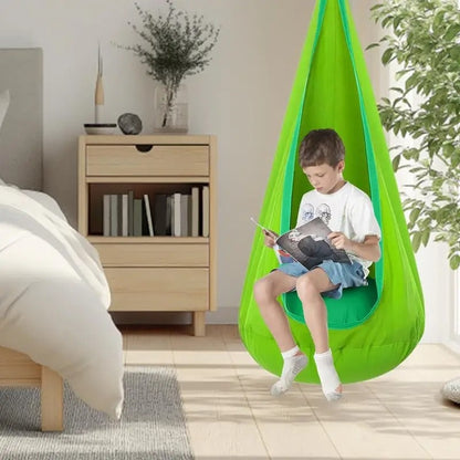 Children's Hanging Chair Swing with Inflatable Cushion and Kit