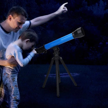 Children's Plastic Telescope with 3 Eyepieces and Tripod Stand