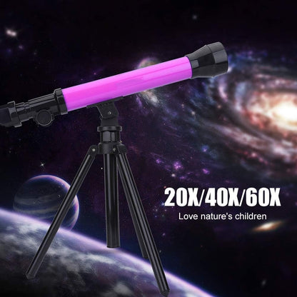 Children's Plastic Telescope with 3 Eyepieces and Tripod Stand