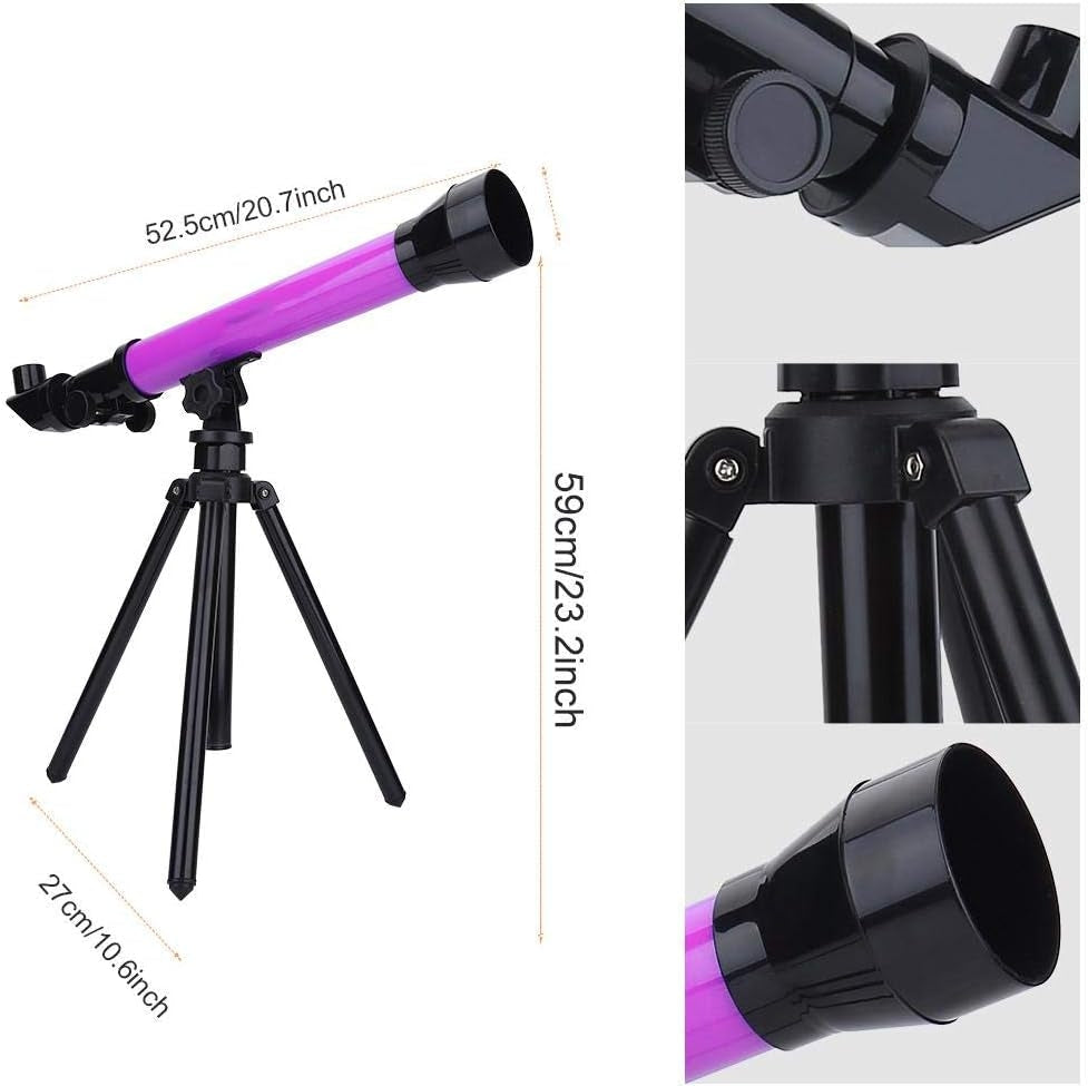 Children's Plastic Telescope with 3 Eyepieces and Tripod Stand