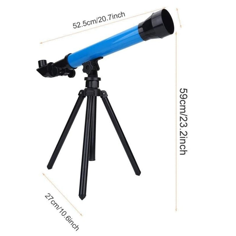 Children's Plastic Telescope with 3 Eyepieces and Tripod Stand