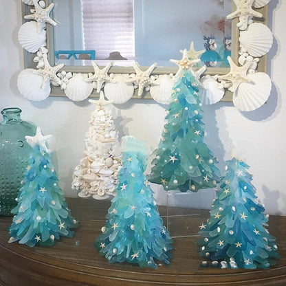Christmas Starfish Resin Tree Ornaments Decor