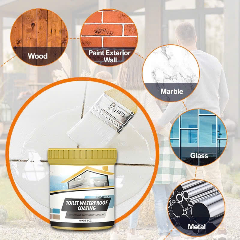 Clear Waterproof Repair and Seal Liquid – Safe Material, Easy to Use, Compact and Portable