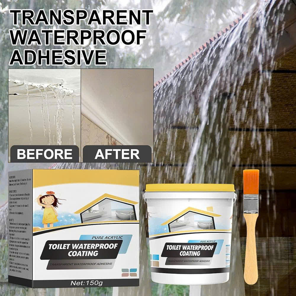 Clear Waterproof Repair and Seal Liquid – Safe Material, Easy to Use, Compact and Portable