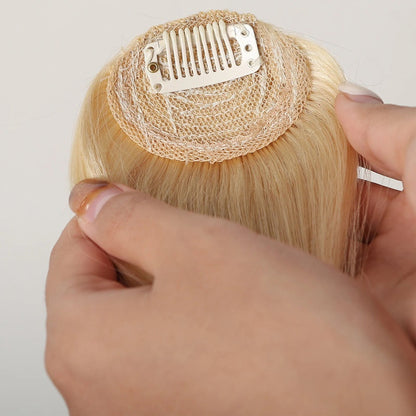 Clip-in Human Hair Bangs - Natural Look & Easy Styling