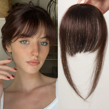 Clip-in Human Hair Bangs - Natural Look & Easy Styling