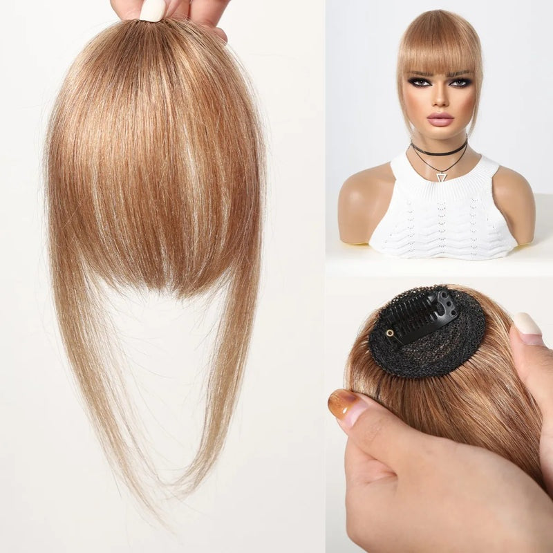 Clip-in Human Hair Bangs - Natural Look & Easy Styling