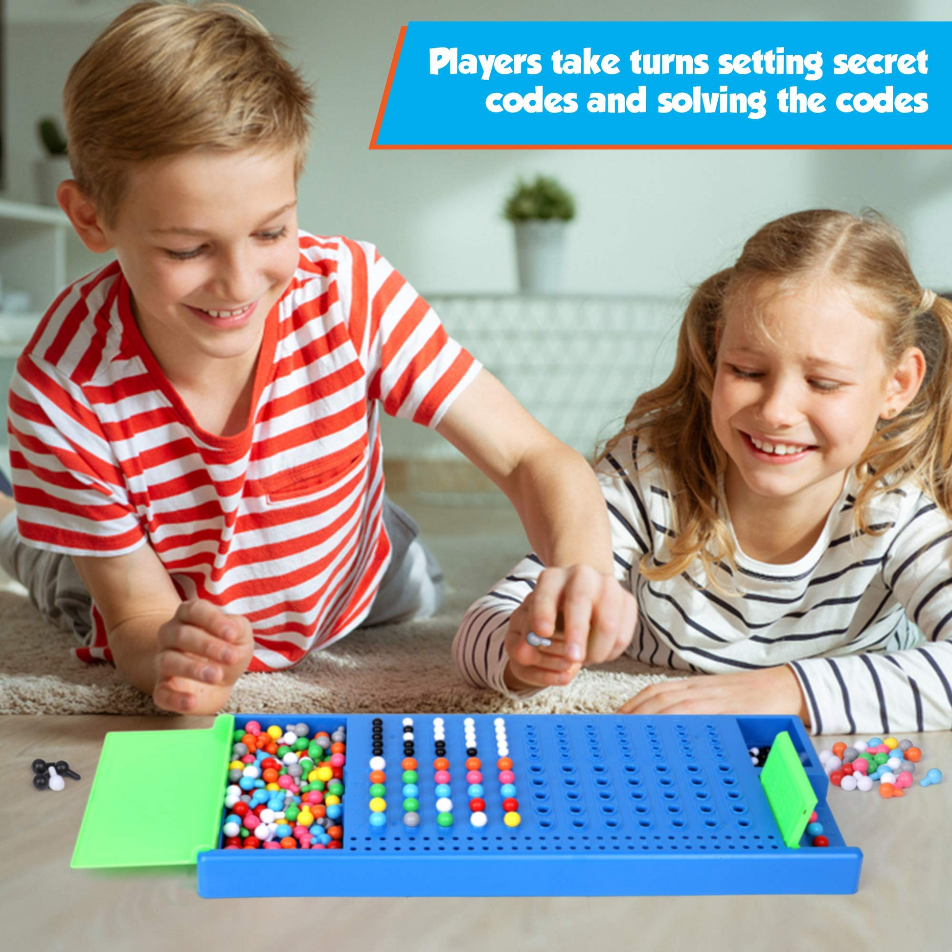 Code Breaking Board Game, STEM Toy, Brain Exercise & Logic Development, Safe for Ages 4+