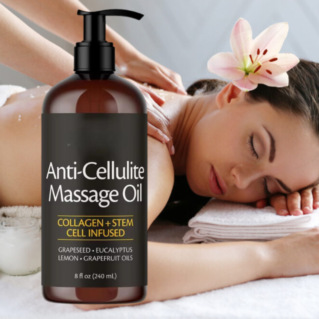 Collagen Firming Anti-Cellulite Body Oil Relaxes Your Body and Brightens, Smooths Skin