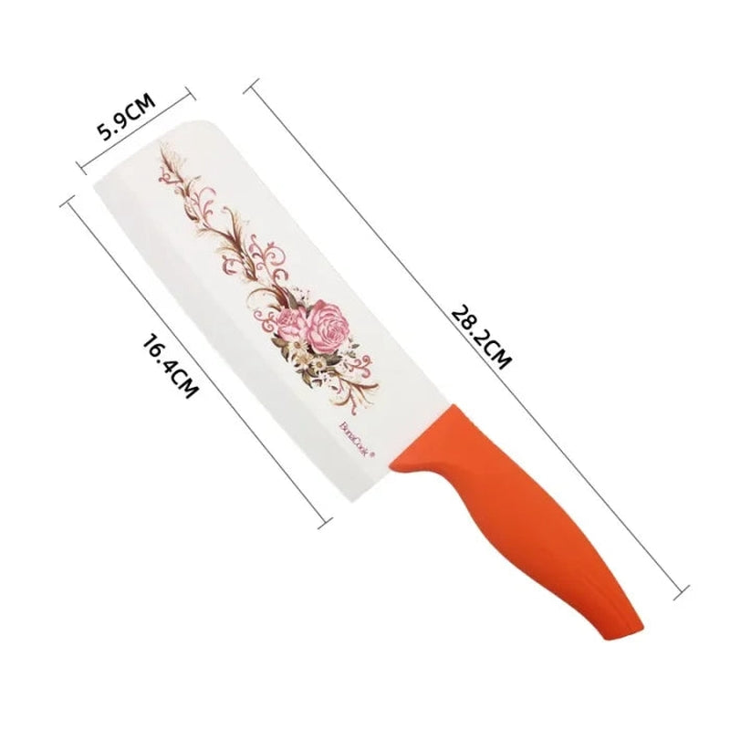 Colorful Zirconium Oxide Ceramic Knife Set with Sheaths