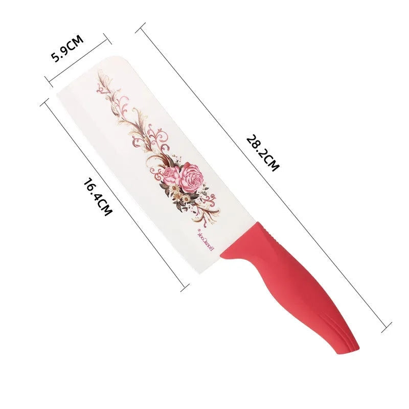 Colorful Zirconium Oxide Ceramic Knife Set with Sheaths