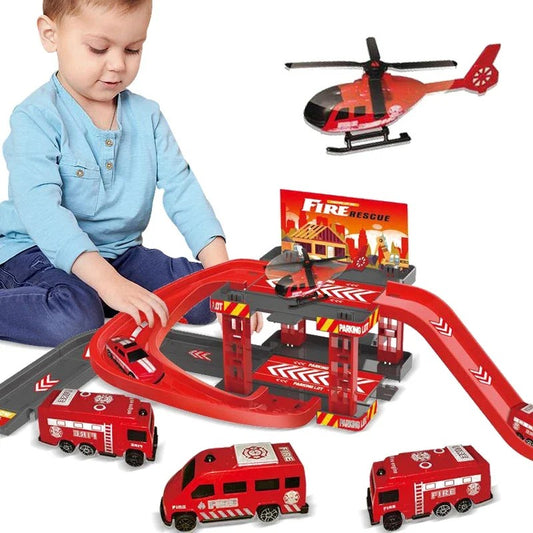 Construction Vehicle Set With ABS Plastic, Lights & Sounds, , Easy Assembly, Gift for 3+