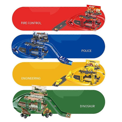 Construction Vehicle Set With ABS Plastic, Lights & Sounds, , Easy Assembly, Gift for 3+