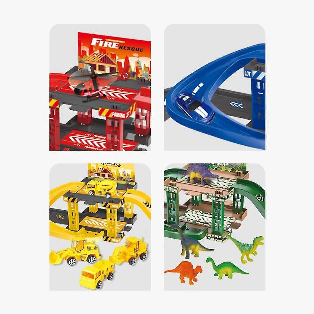 Construction Vehicle Set With ABS Plastic, Lights & Sounds, , Easy Assembly, Gift for 3+