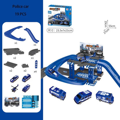 Construction Vehicle Set With ABS Plastic, Lights & Sounds, , Easy Assembly, Gift for 3+