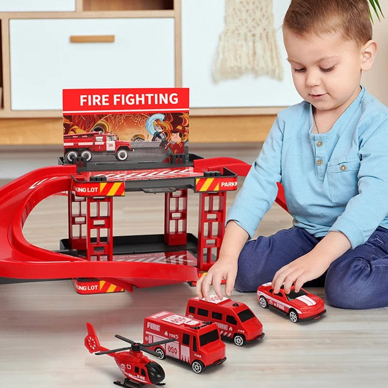 Construction Vehicle Set With ABS Plastic, Lights & Sounds, , Easy Assembly, Gift for 3+