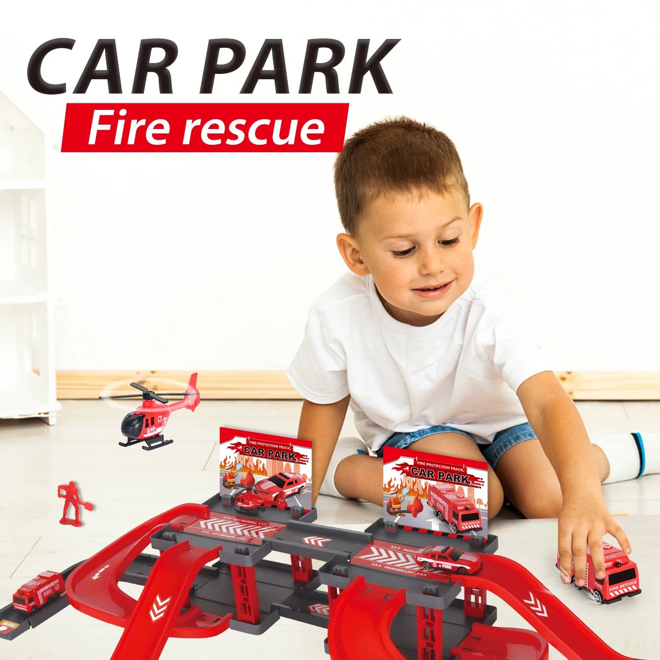 Construction Vehicle Set With ABS Plastic, Lights & Sounds, , Easy Assembly, Gift for 3+