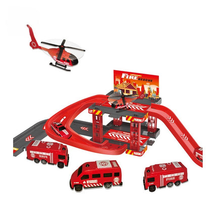 Construction Vehicle Set With ABS Plastic, Lights & Sounds, , Easy Assembly, Gift for 3+