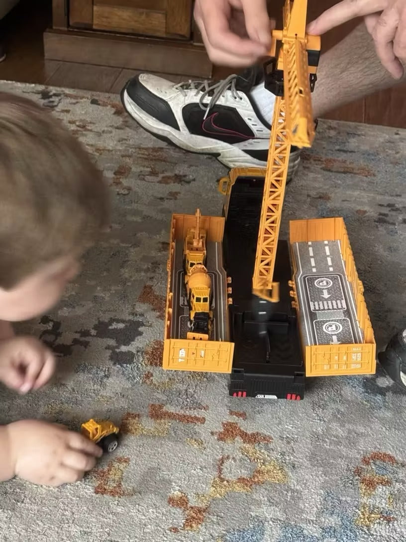 Construction Vehicles Toy, STEM Learning & Imaginative Play, Skill-Building, Safe for Ages 3+