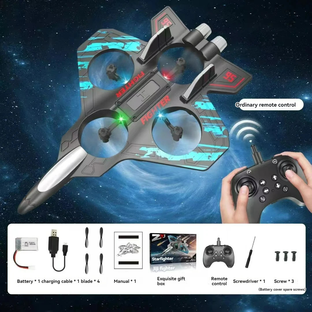 Control Fighter Electric With Stunt & Hovering, Multi-Color LED, Windproof, USB Rechargeable for Ages 14+