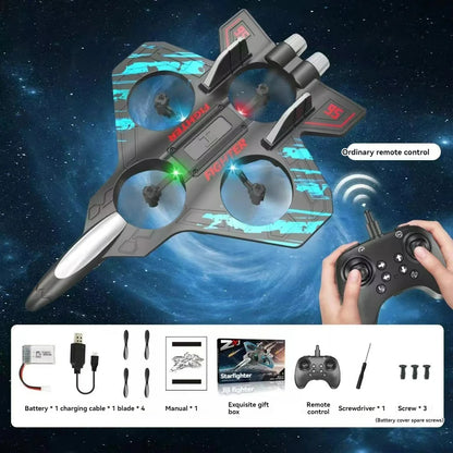 Control Fighter Electric With Stunt & Hovering, Multi-Color LED, Windproof, USB Rechargeable for Ages 14+