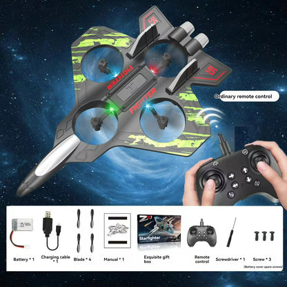 Control Fighter Electric With Stunt & Hovering, Multi-Color LED, Windproof, USB Rechargeable for Ages 14+
