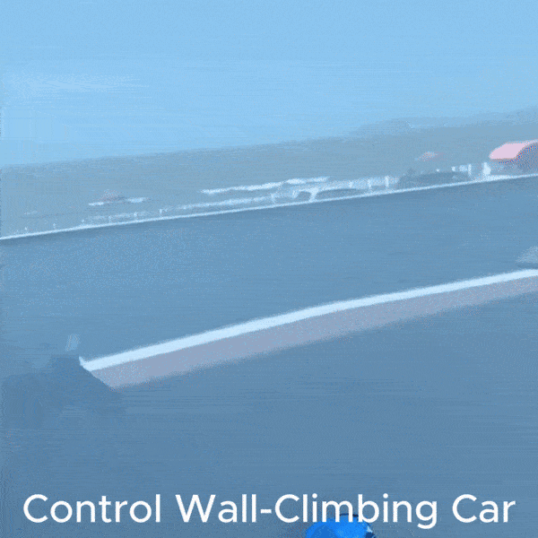 Control Wall-Climbing Car with Lighting Sensors, Long Battery Life, Infrared Remote Control  – Safe for Ages 3+