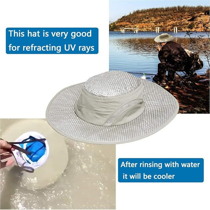 Cooling Cap with UV Protection and Breathable Design