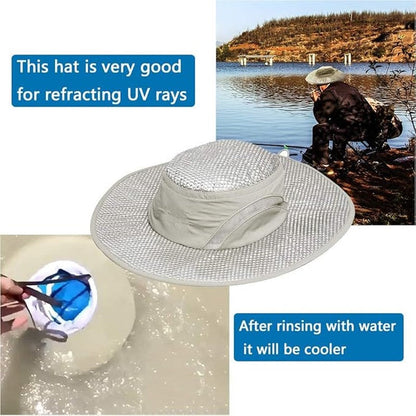 Cooling Cap with UV Protection and Breathable Design