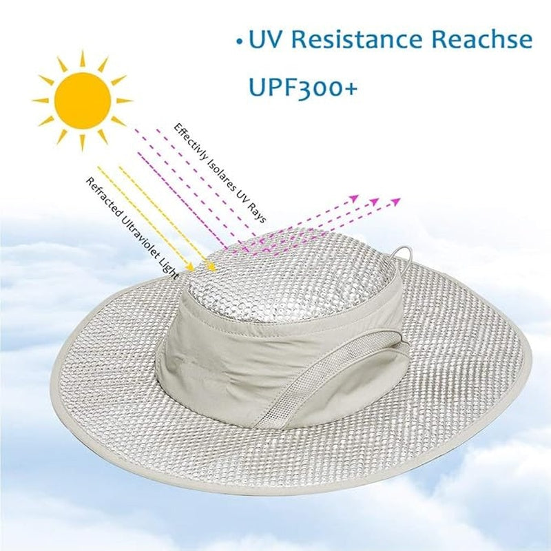 Cooling Cap with UV Protection and Breathable Design
