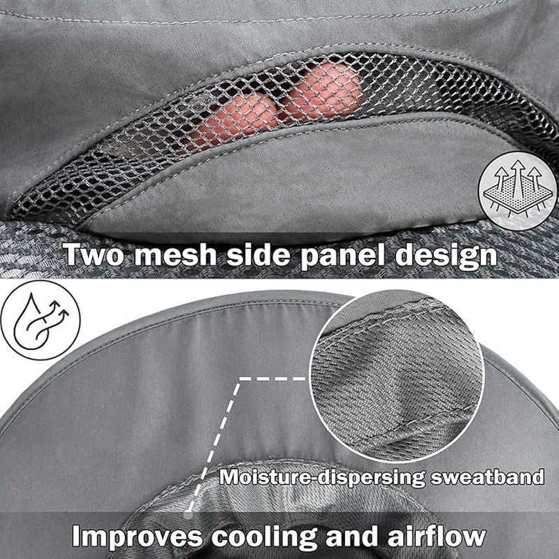 Cooling Cap with UV Protection and Breathable Design