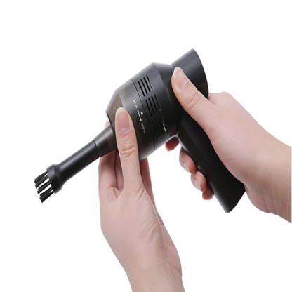 Cordless USB Keyboard Vacuum Cleaner with Brush and Nozzle