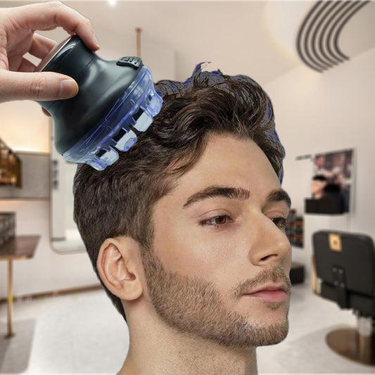 Cordless Hair Clipper with LED Display – 4-Length Settings (3-6-9.5-12mm), USB Fast Charging, Stainless Steel Blade
