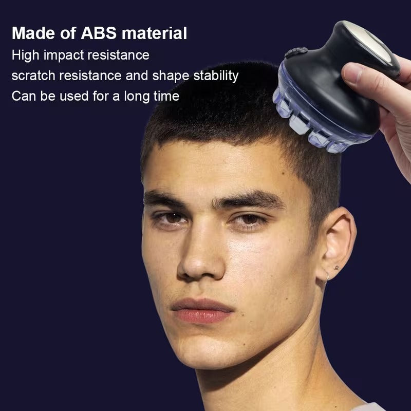 Cordless Hair Clipper with LED Display – 4-Length Settings (3-6-9.5-12mm), USB Fast Charging, Stainless Steel Blade